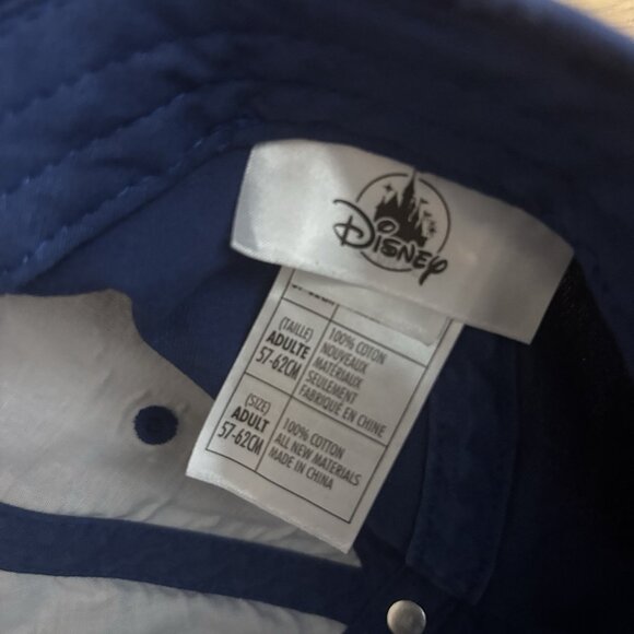 Monsters University Hat Disney Parks Adult Mike Wazowski  Blue Dad Cap Pixar - Picture 6 of 8